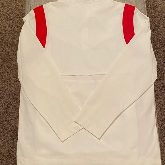 Nike Team Authentic Pullover Large White Quarter Zip NWT - Picture 3 of 3